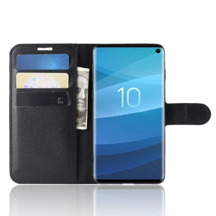 Housse Samsung Galaxy S10 Simili Cuir Rétro Housse Samsung Galaxy S10 Simili Cuir Rétro