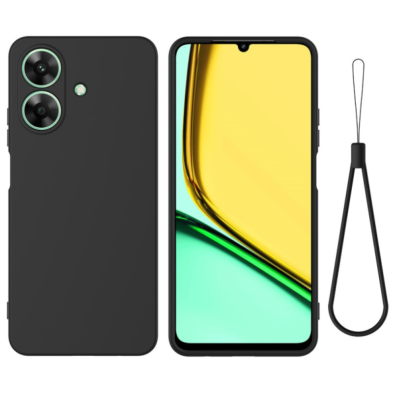 Coque Realme Note 60 Silicone Liquide à Lanière
