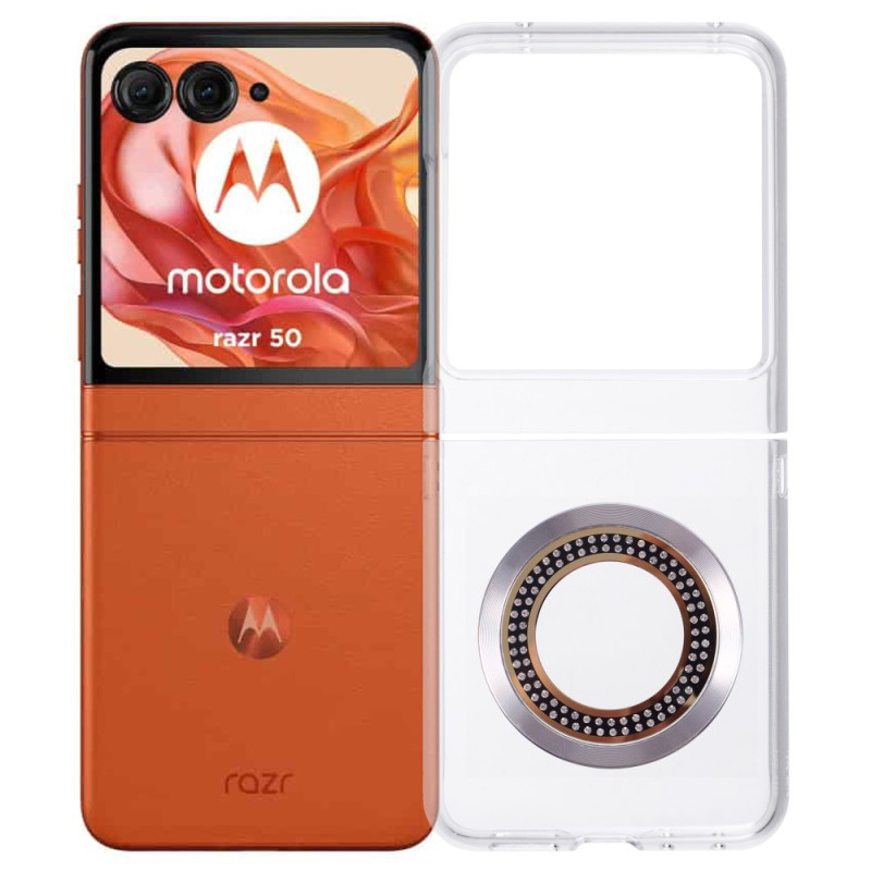 Coque Motorola Razr 60 5G / Razr 50 5G Transparente et Strass