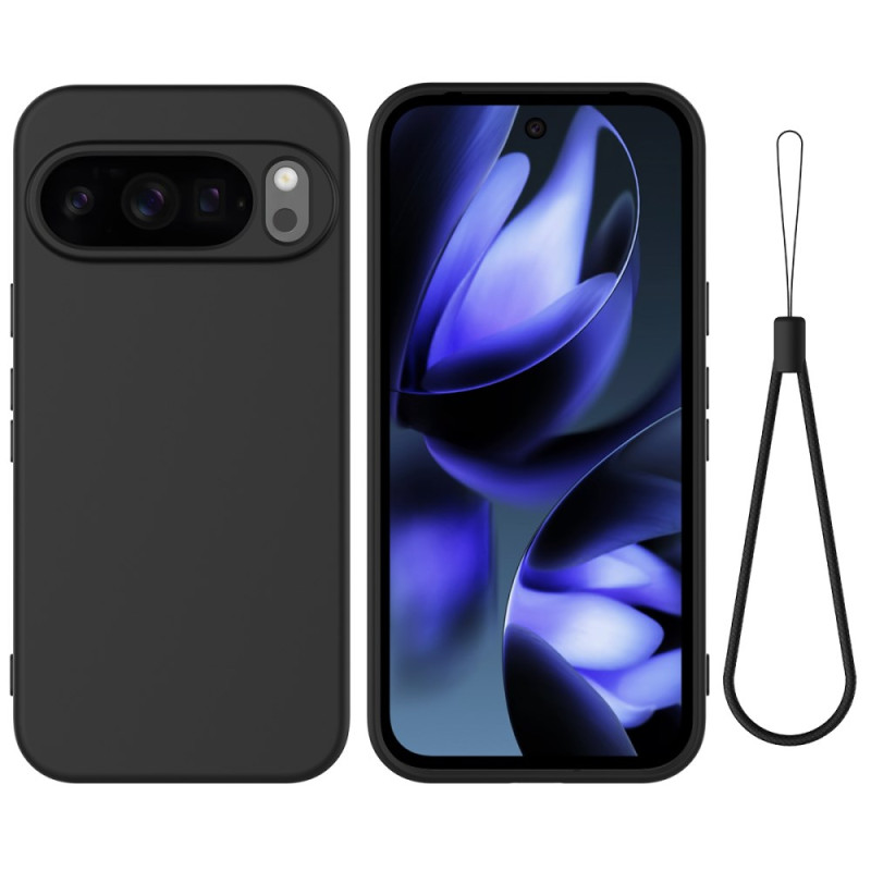 Coque Google Pixel 10 Pro Silicone Liquide à Lanière
