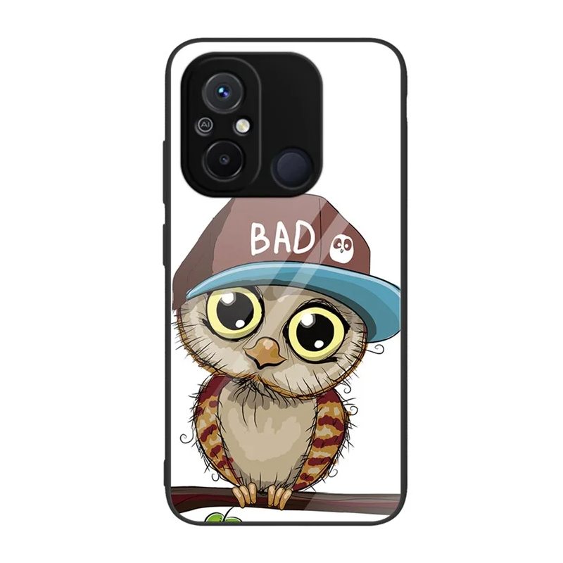 Coque Xiaomi Redmi 12C Verre Trempé Bad Hibou