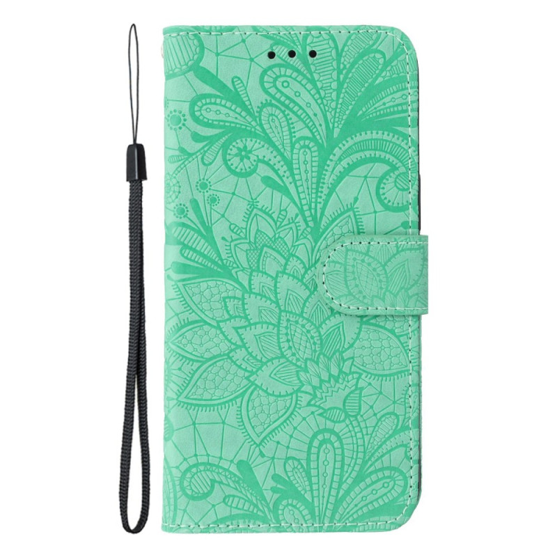 Housse Nothing Phone (3a) Pro Motif Floral en Dentelle