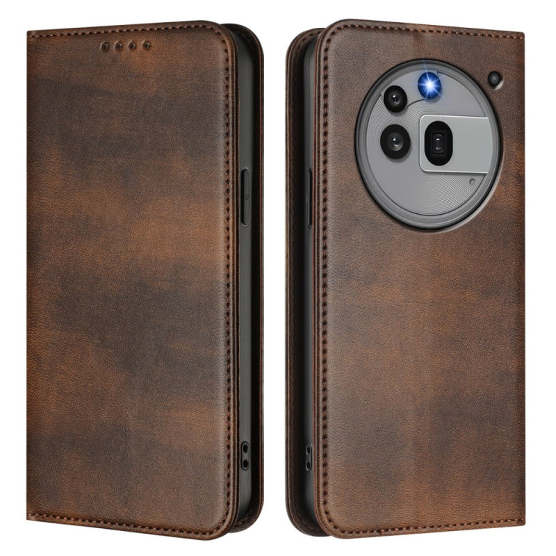 Flip Cover Nothing Phone (3a) Pro Protection RFID Style Cuir Tanné