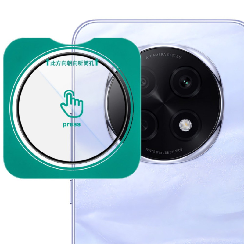 Protecteur d'Objectif pour Oppo A5 Pro 5G avec Cadre de Positionnement Automatique