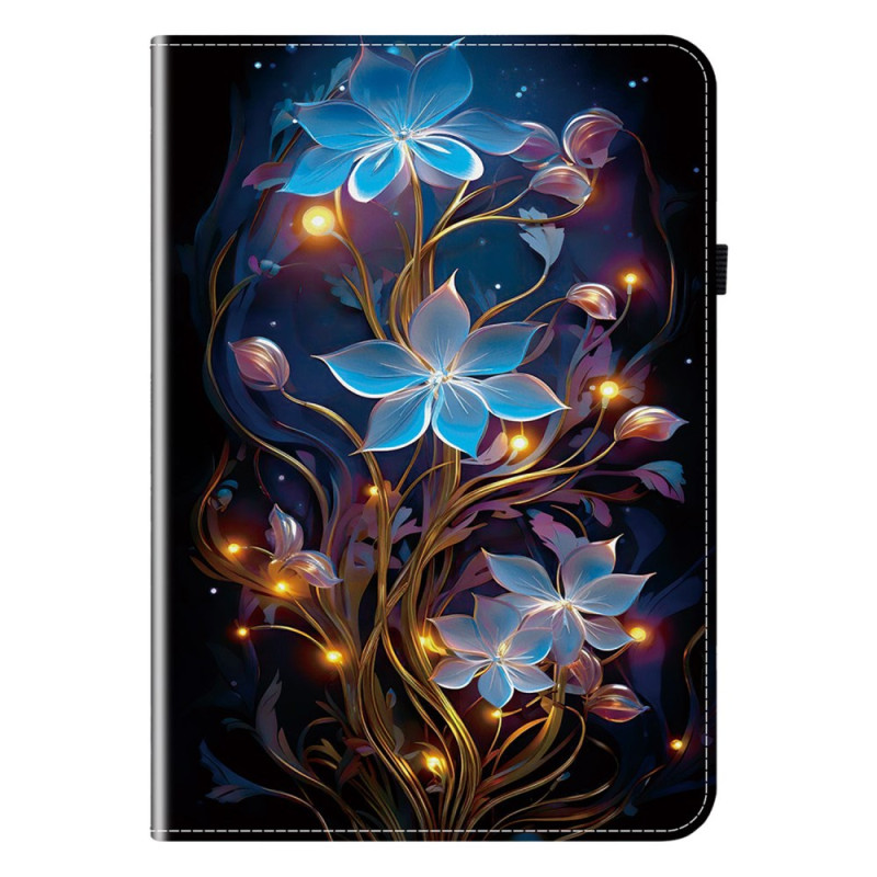 Étui Samsung Galaxy Tab S10 Plus / S9 FE Plus / S9 Plus Fleurs Lumineuses