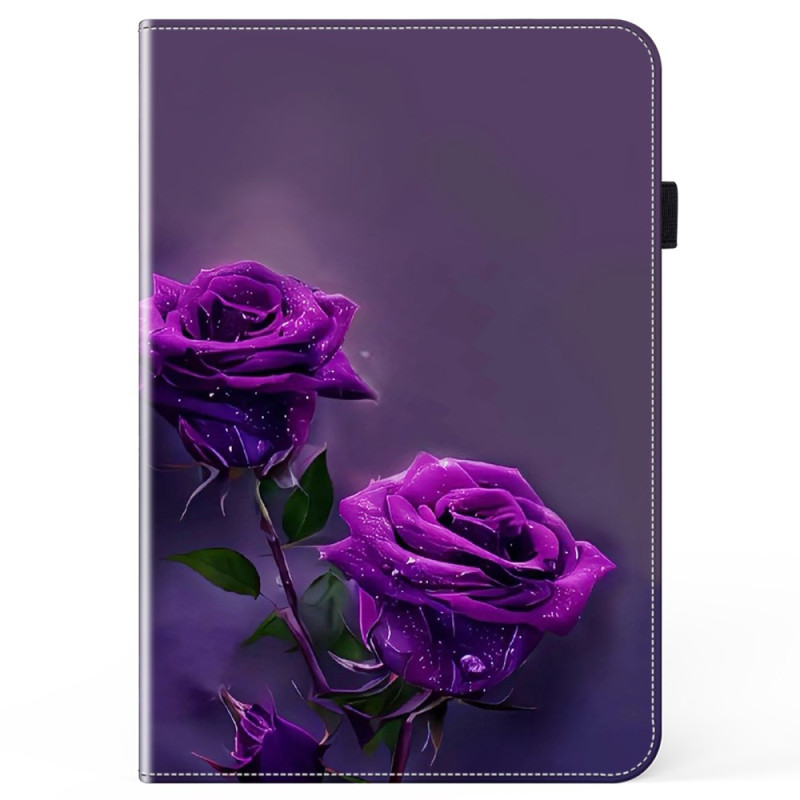 Étui Samsung Galaxy Tab S10 Plus / S9 FE Plus / S9 Plus Roses Violettes