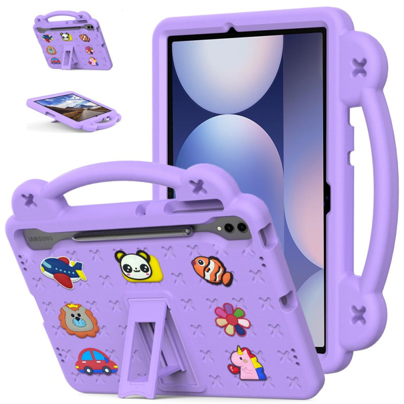 Coque Samsung Galaxy Tab S10 Plus / S9 FE Plus / S9 Plus EVA Animaux Animés