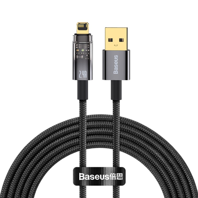 Câble de Charge Rapide avec Indicateur LED Explorer Series BASEUS - 2m