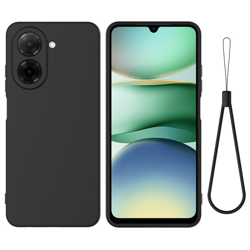 Coque Xiaomi Redmi A5 Silicone Liquide à Lanière