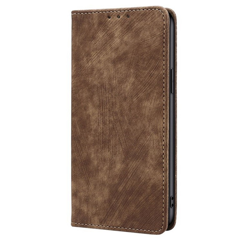 Flip Cover Realme 14 Pro 5G Protection RFID Effet daim