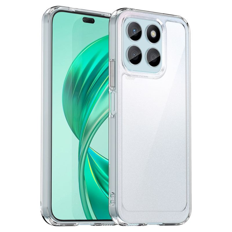 Coque Honor X8b Transparente avec Boutons Électroplaqués