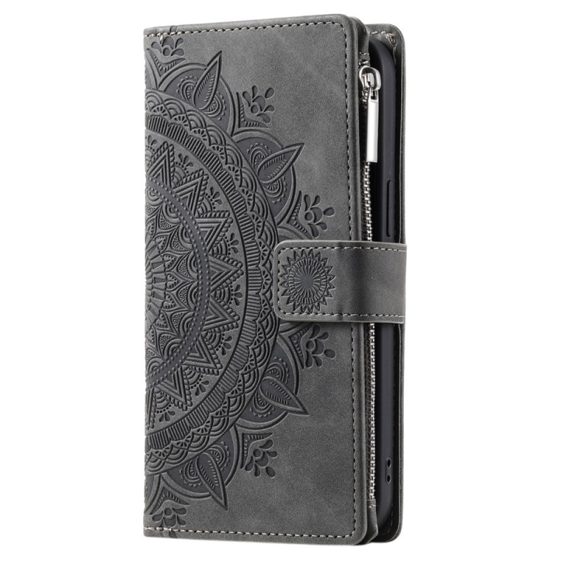 Housse Honor X8b Effet Daim Mandala