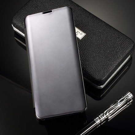 View Cover Samsung Galaxy S10 Plus Miroir et Simiii Cuir