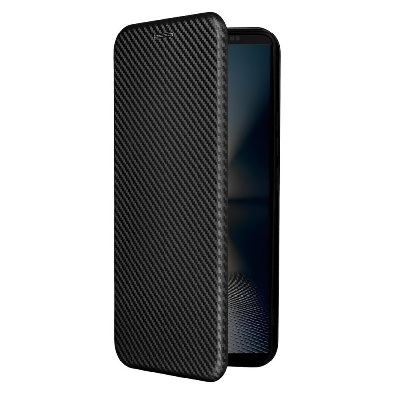 Flip Cover Sony Xperia 1 VII Fibre Carbone