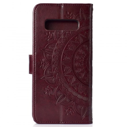 Housse Samsung Galaxy S10 Plus Mandala Soleil Housse Samsung Galaxy S10 Plus Mandala Soleil