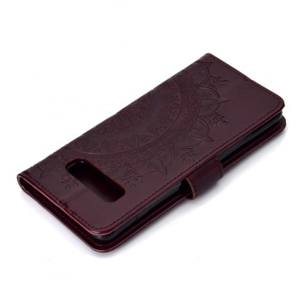Housse Samsung Galaxy S10 Plus Mandala Soleil Housse Samsung Galaxy S10 Plus Mandala Soleil