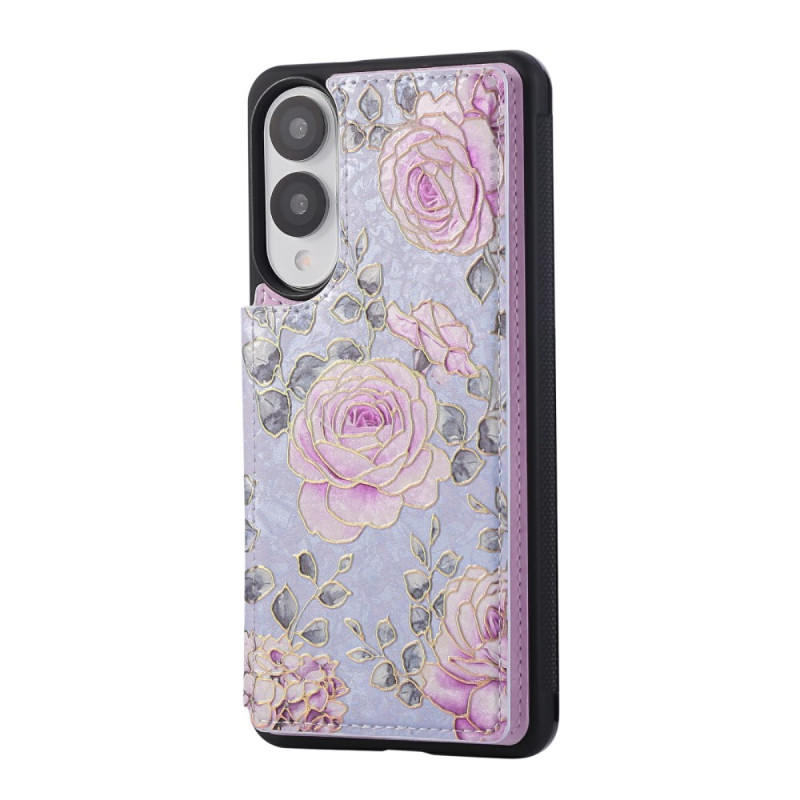 Coque Samsung Galaxy S25 Edge Porte-Cartes Floral