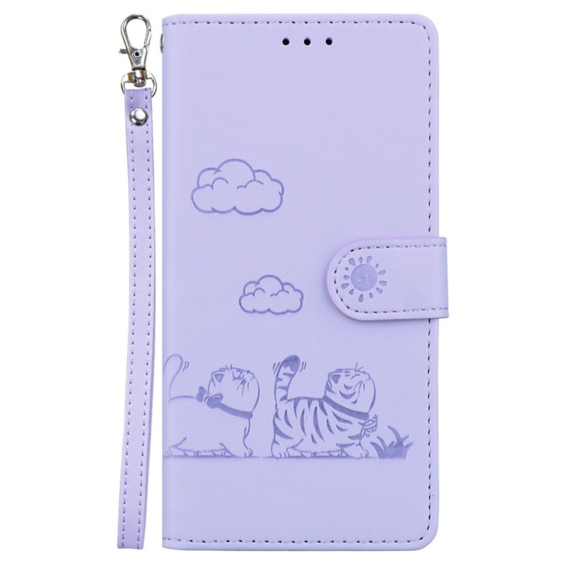Housse Poco F7 Pro 5G Blocage RFID Motif Chaton