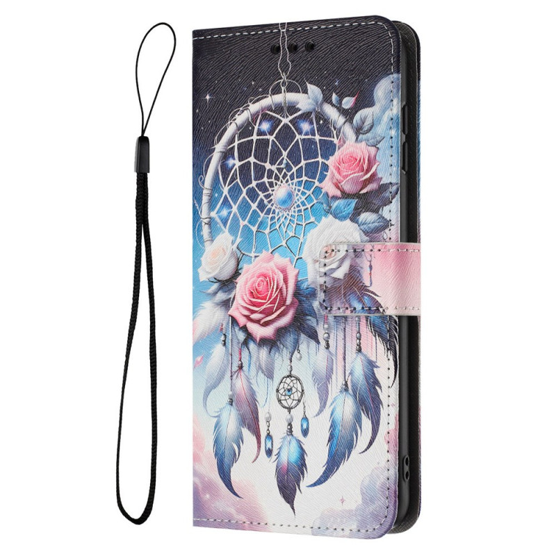 Housse Realme 14 5G / 14T 5G Motif Floral et Attrape-Rêvs