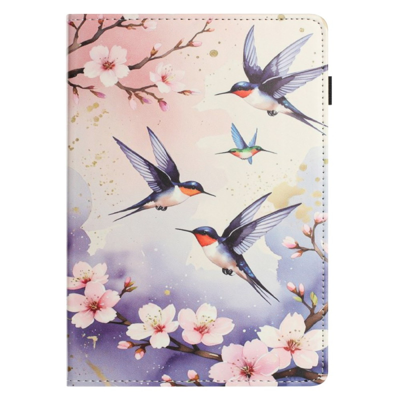 Étui Samsung Galaxy Tab S10 FE / S9 / S9 FE Oiseaux