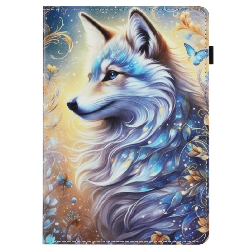 Étui Samsung Galaxy Tab S10 FE / S9 / S9 FE Loup Blanc
