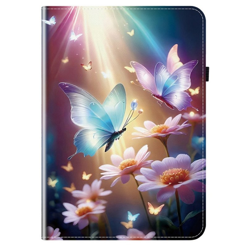 Étui Samsung Galaxy Tab S10 FE Plus Papillons Lumineux