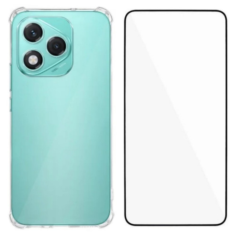 Coque Honor 400 Lite Transparente Renforcée avec Protection Écran en Verre Trempé