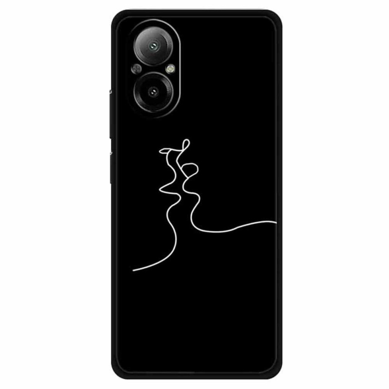 Coque Realme C67 Baiser Abstrait