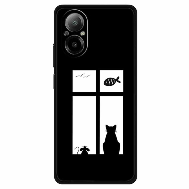 Coque Realme C67 Chat et Souris
