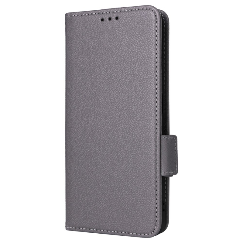 Housse Realme C63 / C61 Simili Cuir Litchi à Lanière