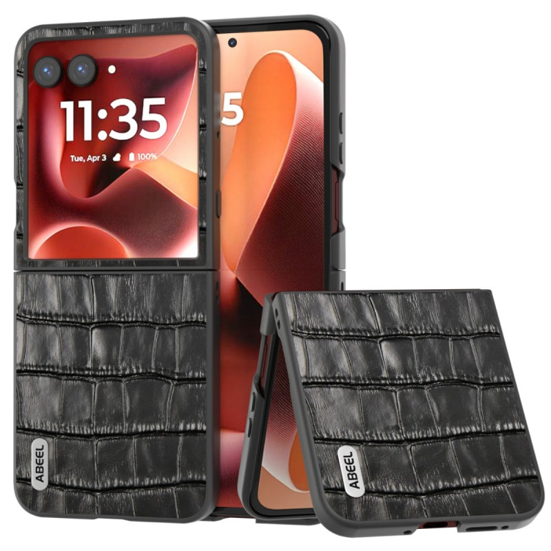 Coque Motorola Razr 70 Ultra / 60 Ultra Style Crocodile ABEEL