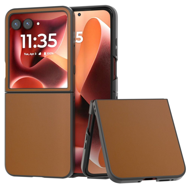 Coque Motorola Razr 70 Ultra / 60 Ultra Simili Cuir