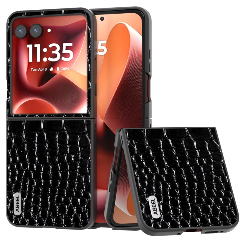 Coque Motorola Razr 70 Ultra / 60 Ultra Style Crocodile ABEEL