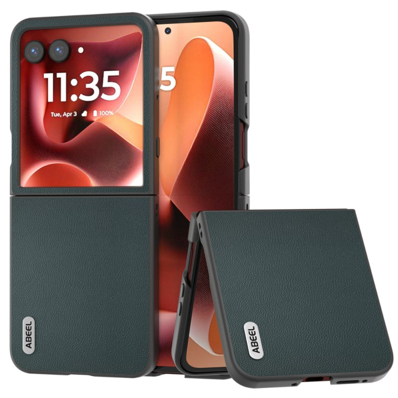 Coque Motorola Razr 70 Ultra / 60 Ultra Cuir Véritable ABEEL