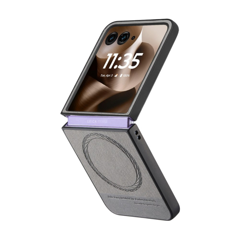 Coque Motorola Razr 70 Ultra / 60 Ultra Compatible MagSafe Cuir Végétalien