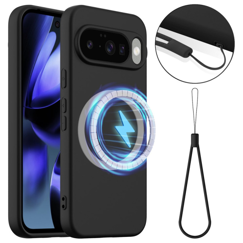 Coque Google Pixel 10 Compatible MagSafe Silicone à Lanière