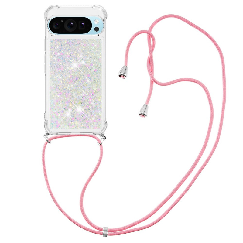 Coque à Cordon Google Pixel 10 / 10 Pro Paillettes