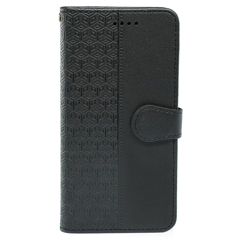Housse Xiaomi Redmi Note 14 Pro 4G Frise Cubes et Lanière