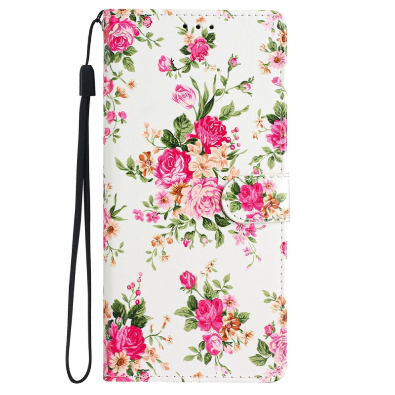 Housse Oppo A60 4G Fleurs Rouges