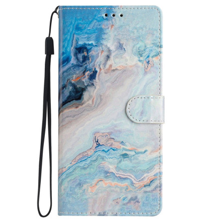 Housse Oppo A60 4G Marbre Bleu