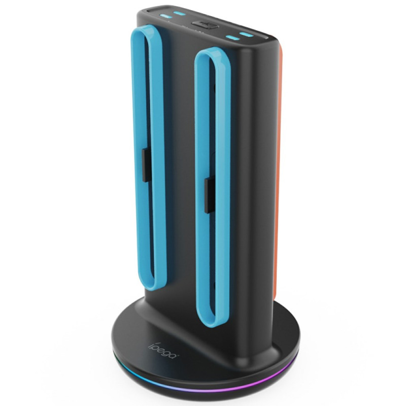Station de charge 4-en-1 pour Manettes Joy-Con Nintendo Switch 2