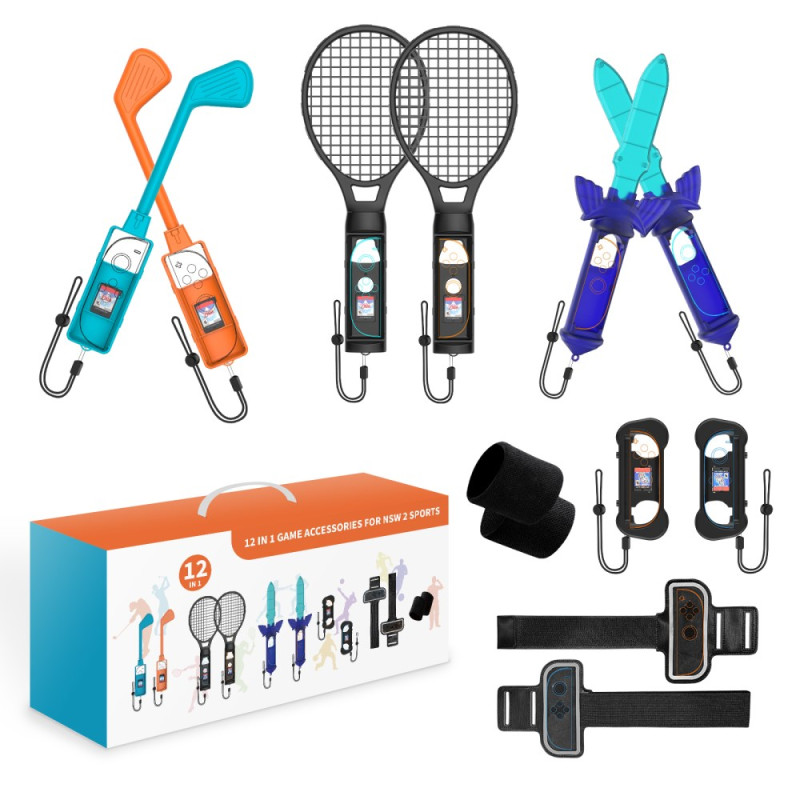 Accessoires de Jeu 12-en-1 pour Nintendo Switch 2