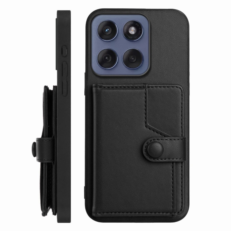 Coque Motorola Edge 60 5G Porte-Cartes RFID et Support
