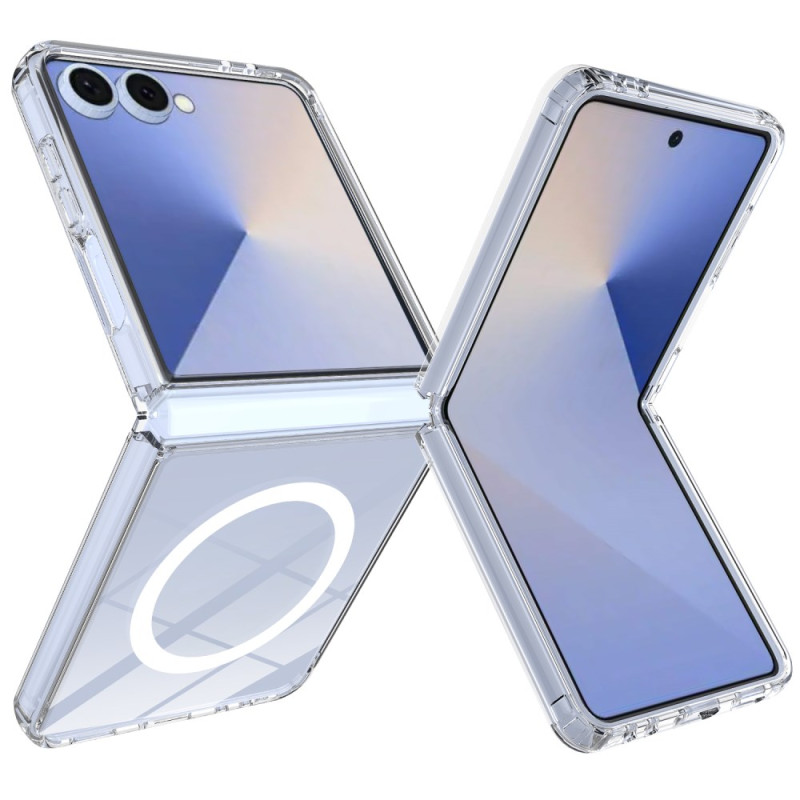 Coque Samsung Galaxy Z Flip 7 Compatible MagSafe Transparente