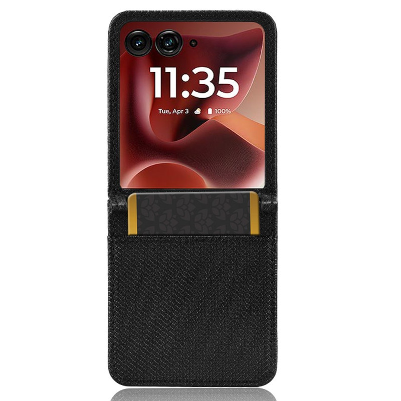 Coque Motorola Razr 70 Ultra / 60 Ultra Texture Cuir
