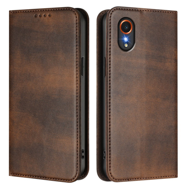 Flip Cover Samsung Galaxy Xcover 7 Style Vintage Protection RFID