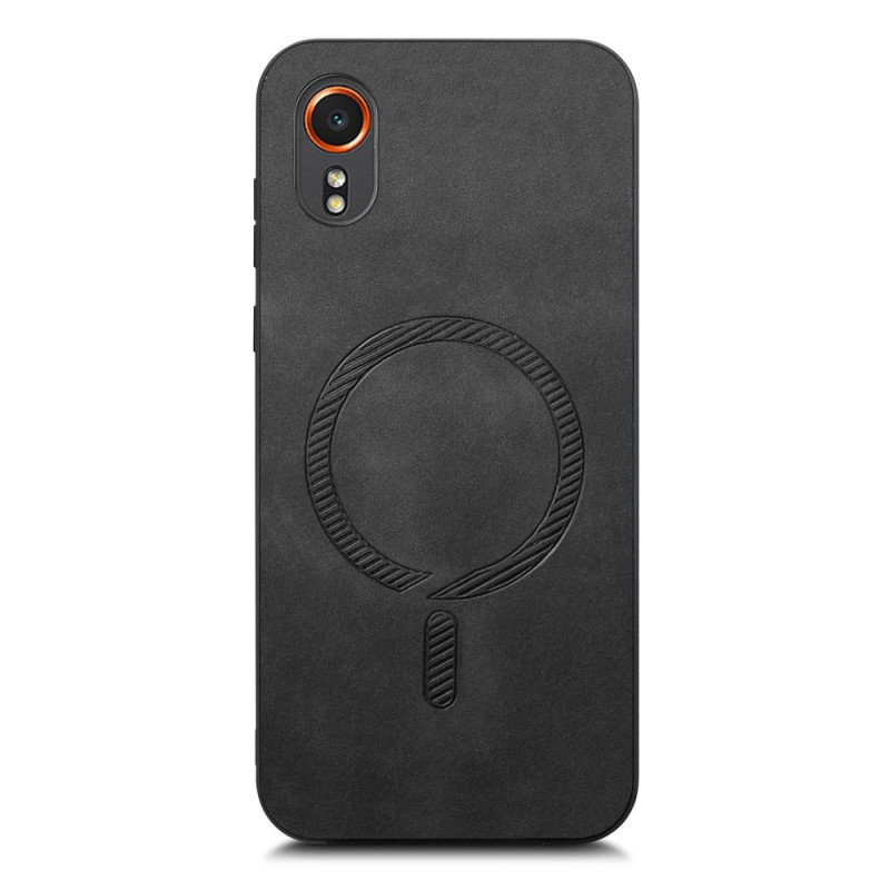 Coque Samsung Galaxy Xcover 7 Compatible MagSafe Effet Cuir