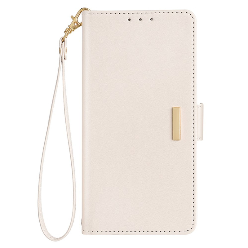 Housse Samsung Galaxy Xcover 7 Blocage RFID Fermoir Doré