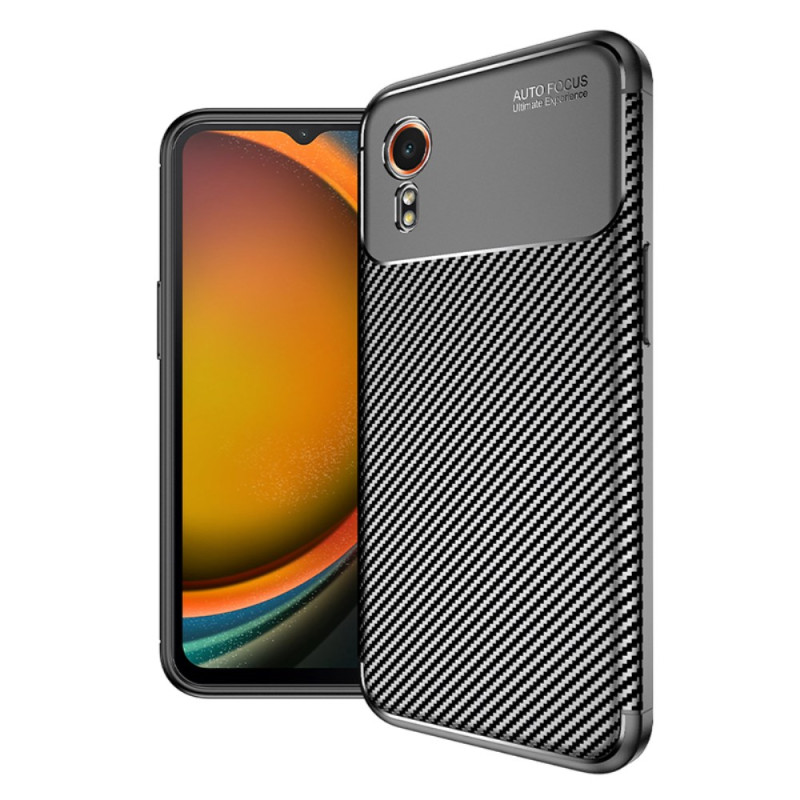 Coque Samsung Galaxy Xcover 7 Texture Carbone