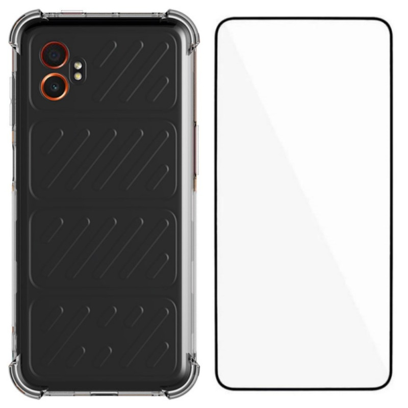 Coque Samsung Galaxy XCover 7 Pro Transparente Renforcée avec Protecteur Écran